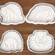 01.jpg Porcupine Cookie Cutter Set