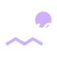 Like (Flat) - Magenta.stl "Como", sinal