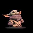 baby-yoda-pose.foto.jpg STL file Baby Yoda - Grogu・3D print design to download
