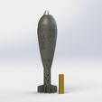 German_8cm.Wgr.39_Bouncing.Mortar_HE.Artillery.Shell_Wehrmacht.Heer.WW2_1.jpg Proyectil de mortero alemán de rebote Wgr 39 de 8 cm de la 2ª Guerra Mundial