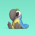 Cod319-Macaw-Cartoon-2.png 金刚鹦鹉卡通