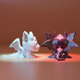 FSDF.png 3D Printable Light Fury Toothless dragon Inspired Design