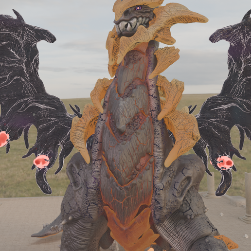 Giratina High Detail 3D Model 3D Print Ready 3D print model