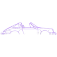911sc targa 1980.stl Wall Silhouette: Porsche Set