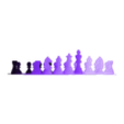 Chess STL.stl Archivo STL Tablero de ajedrez modelo 3D low-poly・Idea de impresión 3D para descargar