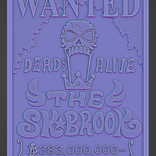 brook wanted poster drawing