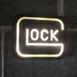 20240504_084105.jpg Easy Print Glock LED Lightbox Sign Wall or Desk Mounted, 17, 17L, 19, 20, 22, 26, 27, 29, 34, 36, 49, Gen 4, Gen 5, 9mm, 10mm , .40, .45