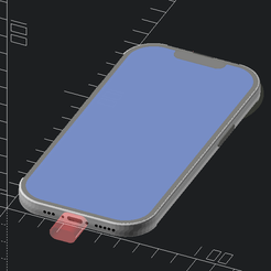 iphone_13_pro_top_view.png Free 3D file iPhone 13 Pro mockup mechanical dummy model OpenSCAD・3D printable model to download