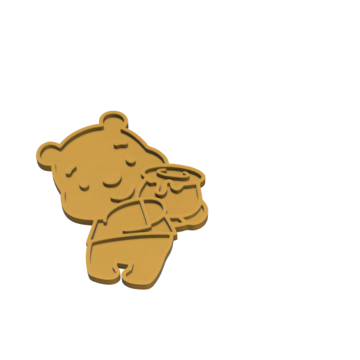 pooh3.png Cookie winnie pooh stamp + cutter