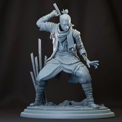 Sekiro_Blender05.jpeg Datei OBJ Sekiro・Design für 3D-Drucker zum herunterladen