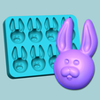 bu.png Jelly Candy Molding Bunny - Gummy Mould