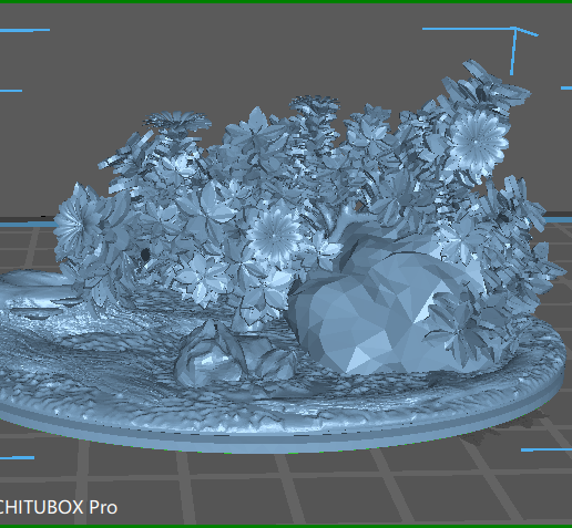 🪨 Floral Bush・Free STL File for ・Cults
