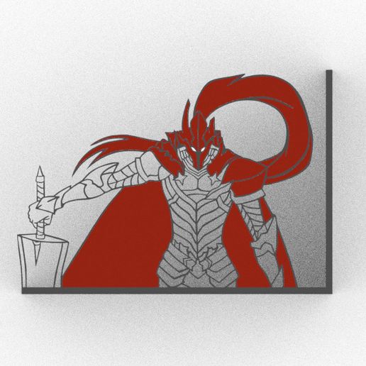 BOOK HOLDER solo leveling igris - 3D model önizlemesi