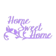 Home Sweet Home Couple oiseaux.stl Home Sweet Home