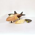 IMG_20200810_162607-01.jpeg STL file Fighter Jet Toy Puzzle - US type・3D printable model to download