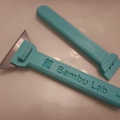 Build Plate Scraper Tool (with replaceable blade) by dbideas, Download  free STL model