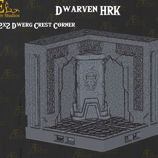 resize-12.jpg Download file Dwarven Kingdom: Clan Dwerg's Throne of the Second Son • Design to 3D print, AetherStudios