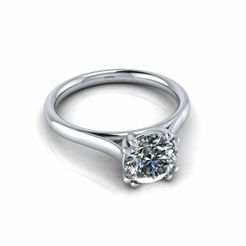5.jpg STL file Oval Wedding Ring R1・Model to download and 3D print