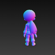 Medabots-Nae-5.png Nae Chibi Figure STL - Medabots 3D Printable for FDM