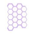 top_3.obj sample of honeycomb-shaped filaments. (campione di filamenti a nido d'ape)