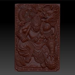 MonkeyKing1.jpg Free STL file monkey king 3d model of bas-relief for cnc・3D print design to download