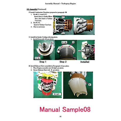 Manual-Sample08.jpg Download file TURBOPROP ENGINE ASSEMBLY MANUAL (Option) • 3D printer model, konchan77