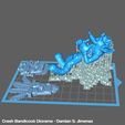 9.jpg Crash Bandicoot Diorama, Uka uka and Aku Aku 3D Printable