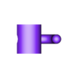 KitchenHandleHook_vert.stl Kitchen Towel Hook for Round Bars (Customizable)
