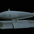 Catfish-statue-34.png fish wels catfish / Silurus glanis statue detailed texture for 3d printing
