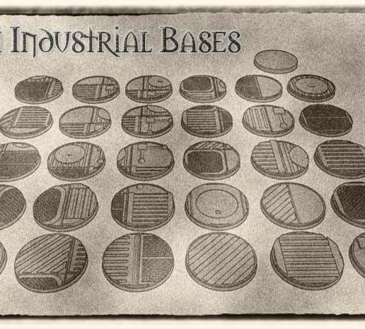 🦸 40mm Industrial Bases (x31) - For Dungeons & Dragons, Pathfinder and ...