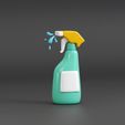 Cleaning-Spray-bottle-01.jpg Bottiglia spray per la pulizia Modello 3d