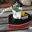 5f629aa8-b348-4318-b9cd-e7f7e8101201.jpg Free 3D file A cute little harbour tug・3D printer model to download