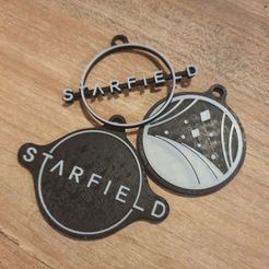 20230907_195658.jpg STL file Starfield key ring・3D printer model to download