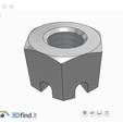 DIN-935-hexagon-slotted-nut.png Hexagon slotted nut DIN 935 M8