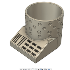 DESK-ORGANIZER-PENCIL-HOLDER-USB.png Fichier STL ORGANISATEUR DE BUREAU PORTE-CAPS USB Messi・Objet imprimable en 3D à télécharger