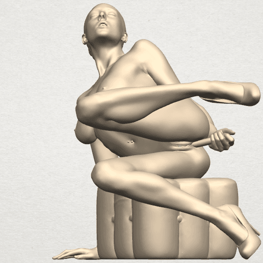 TDA0293 Naked Girl B10 02.png Download free file Naked Girl B10 • 3D printer object, GeorgesNikkei
