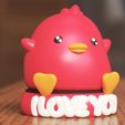 TinyMakers3D_Red-Ducky-kawaii-print-stl-3mf-free-figure.jpg ♡♡♡♡ I LOVE YOU - Ducky cute TinyMakers3d