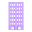building_slim-Wall_Short.stl Modular 6mm Highrise Buildings