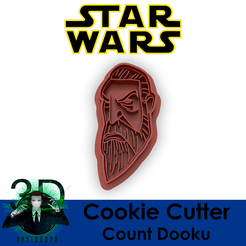 Marketing_CountDookuCW.png Fichier STL EMPORTE-PIÈCE COUNT DOOKU / CLONE WARS・Design imprimable en 3D à télécharger, DavidGoPo3D