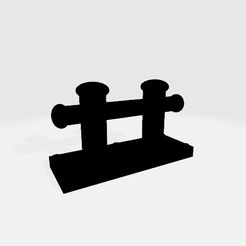 Bollard_Medium_Z2.jpg Free STL file Nautical Medium Bollard・3D printable model to download