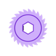 701B TOP GEAR HEX BIT.stl Combined 1/4" and Hex Ratchet