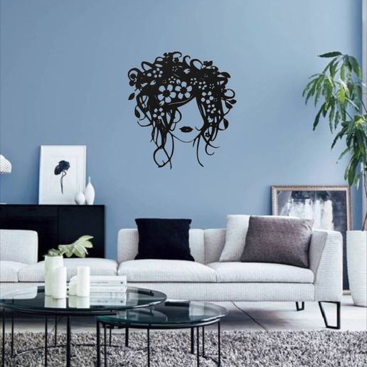 flowers lady : girl 3D model