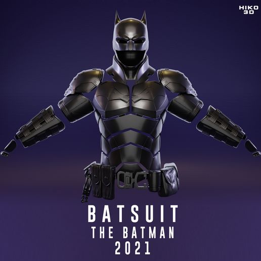 Télécharger fichier Le Batman 2021 - Batsuit - Robert Pattinson ...