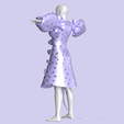 Ladies-Puffy-Party-Dress-With-Genesis-8_4.png Ladies Puffy Party Dress With Genesis 8  | Marvelous / Clo3d / obj / fbx