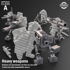 1.jpg Heavy Weapons - Design Option 2. Imperial Guard. Compatibility Class A.