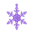 Roseflake.STL Free STL file Rose Snowflake・3D printable design to download