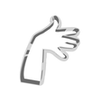 model.png cookie cutter A hand silhouette vector stock illustration Black Color, Finger, Hand, Human Arm, Human Body Part