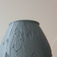Beauty-and-beast-unlit-vase-lampshade.jpg Beauty and the Beast Lithophane Lampshade Table lamp Vase