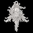 2.jpg skull pendant with patterns jewelry 3D print model