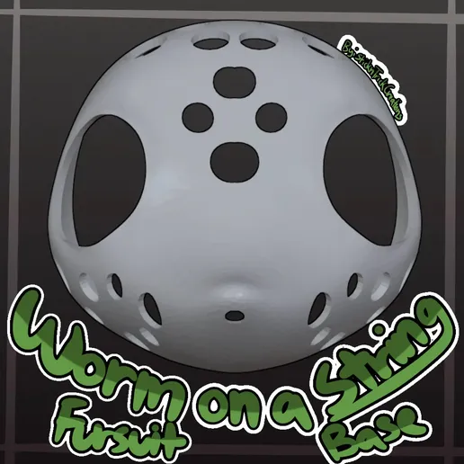 3D Worm on a String Fursuit Base (STL)